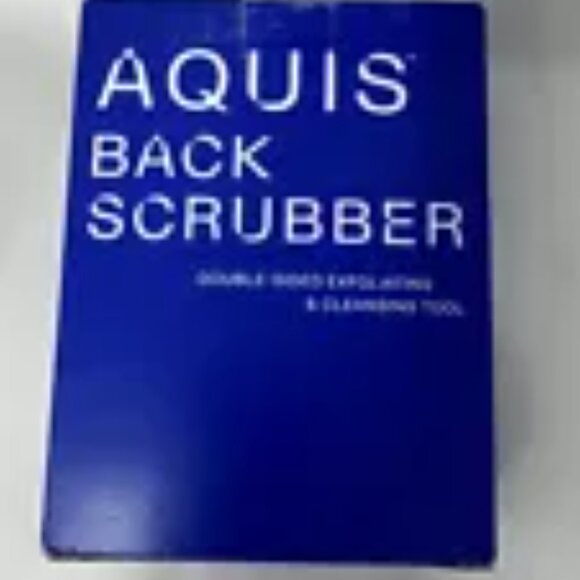 AQUIS Double-Sided Exfoliating & Cleansing Back Scrubber Beige or Black - Picture 5 of 12